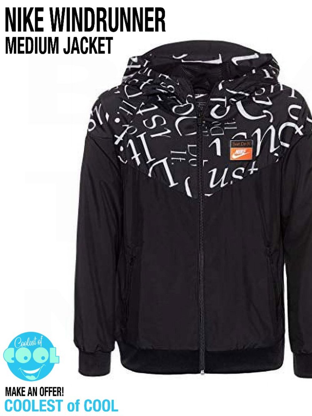 Nike Windrunner windbreaker running Jacket J Giubbotto full zip unisex medium